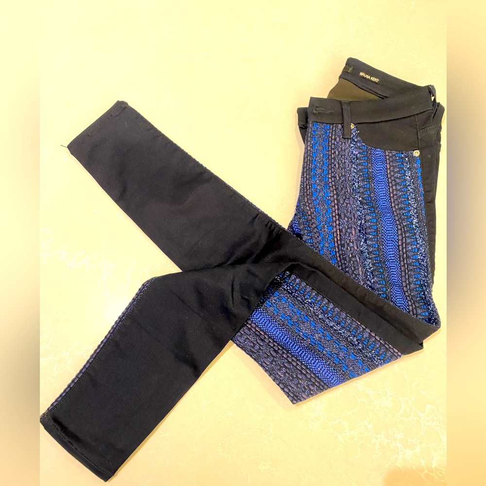 Stylish 7 navy blue jeans